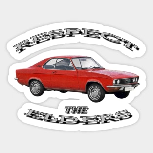 Opel Manta 'Respect The Elders' Sticker